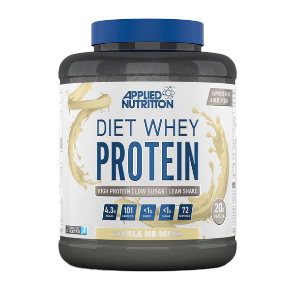 Applied Nutrition Diet Whey Iso Whey Blend, Vanilla Icecream, 1.8 Kg, 20 g Protein (per 25g serving)