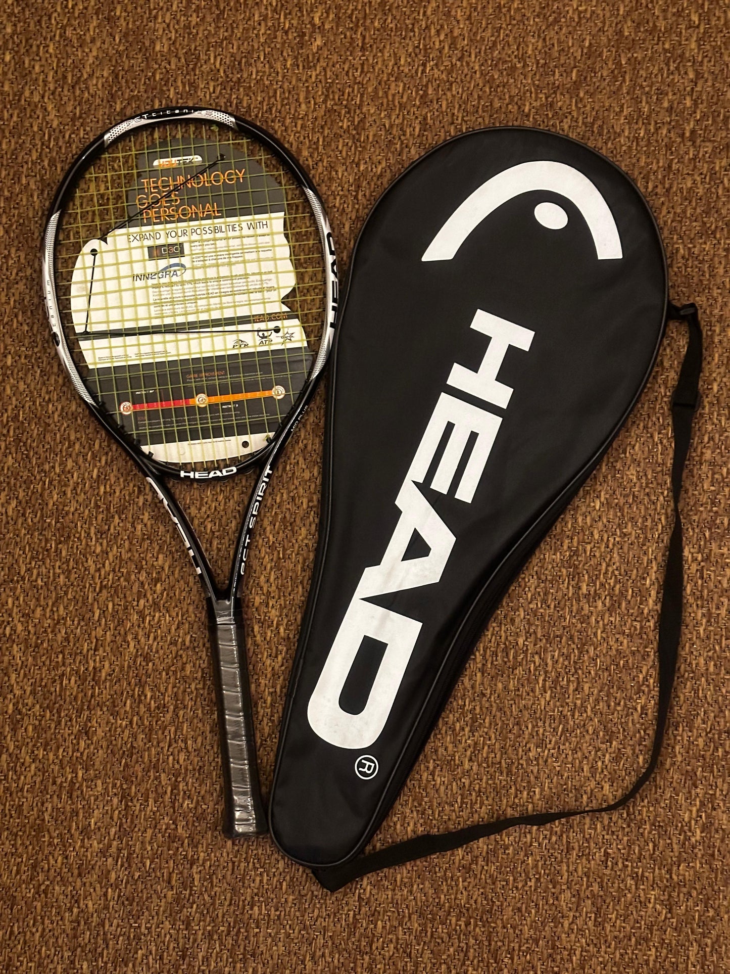HEAD PCT Titanium Spirit Tennis Racquet Black