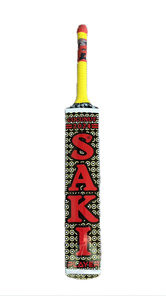 Saki Heavy Bottom Coconut Bat Red & Black Marble