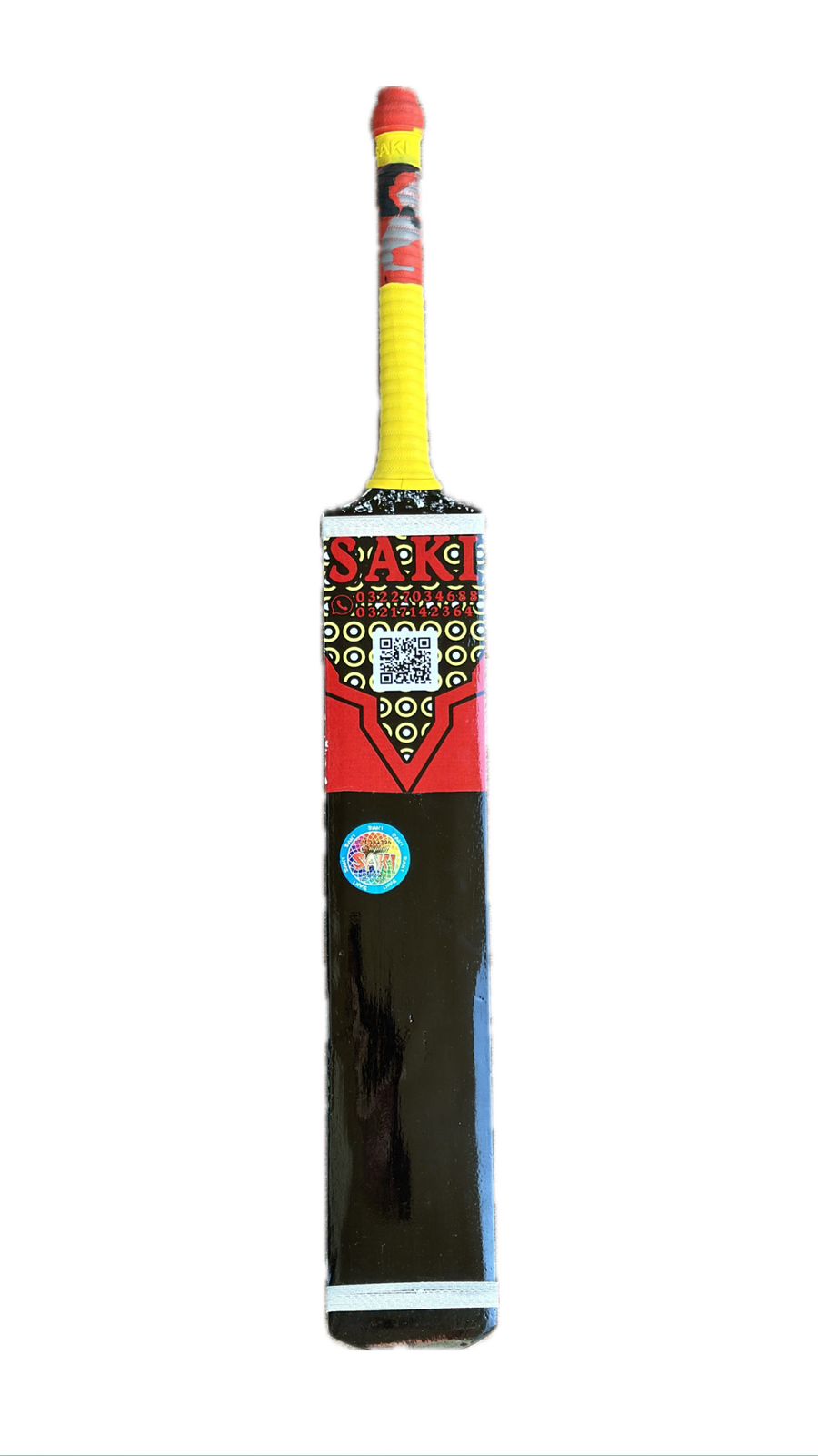 Saki Heavy Bottom Coconut Bat Red & Black Marble